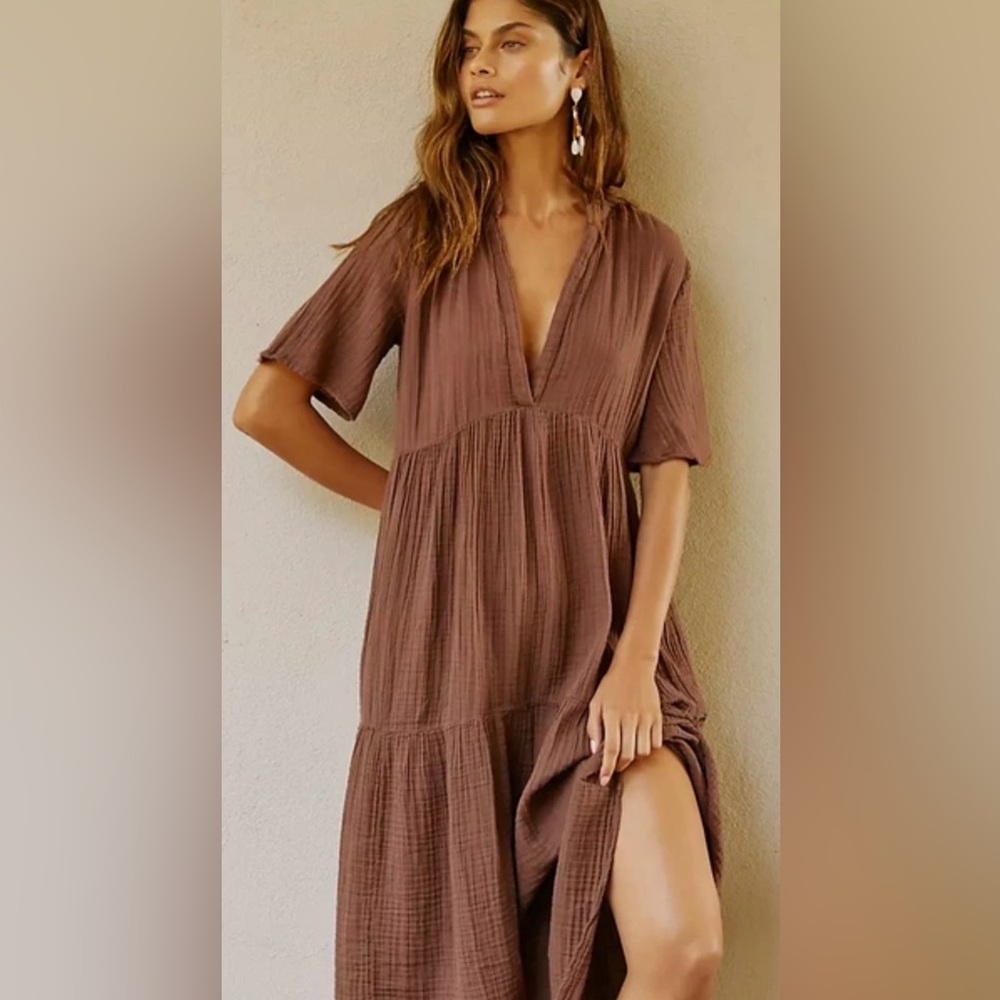 Anthropologie Mauve Knit Top